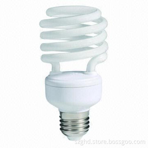 25W T2 Half Spiral CFLs/Engery-saving Lamp with 1,425lm Lumen